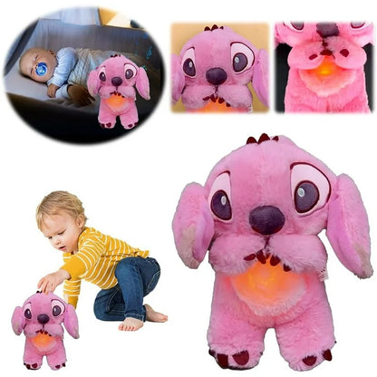 Blue Stitch Anxiety Soothing Breathing Teddy