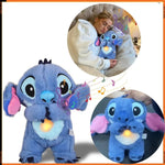 Blue Stitch Anxiety Soothing Breathing Teddy