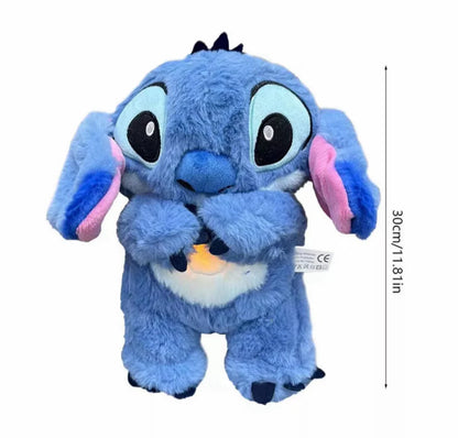 Blue Stitch Anxiety Soothing Breathing Teddy