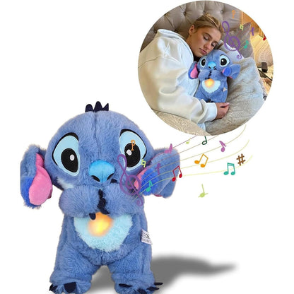 Blue Stitch Anxiety Soothing Breathing Teddy