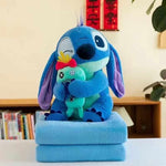 Stitch With Vudu Doll & Blanket Gift Set