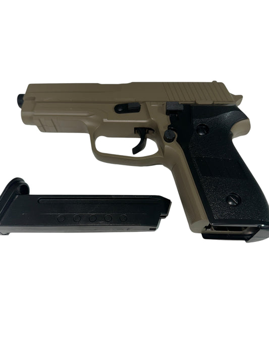 Vigor V12 Tan P226 Full Metal Spring Pistol