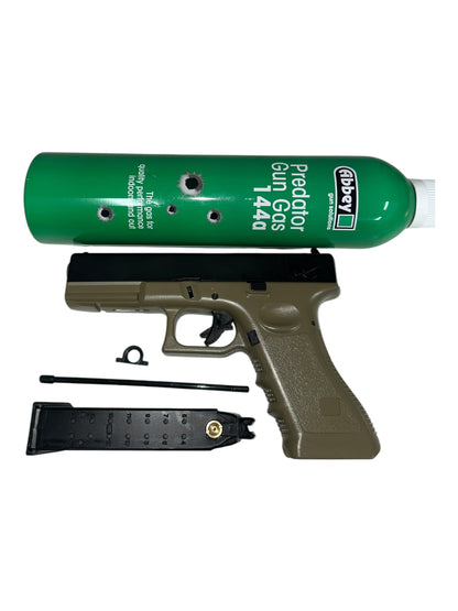 Gas Powered Metal BB Gun VG1-A-Tan (Semi & Full Auto)