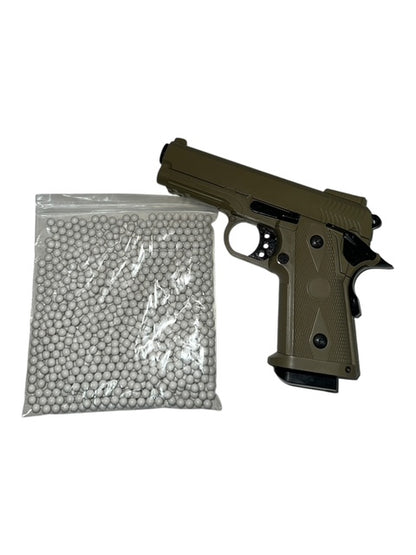 Gas Powered Metal BB Gun VG2-Tan (Semi & Full Auto)